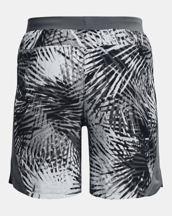 Men's UA Launch Run 7" Print Shorts, Gray, pdpMainDesktop image number 7
